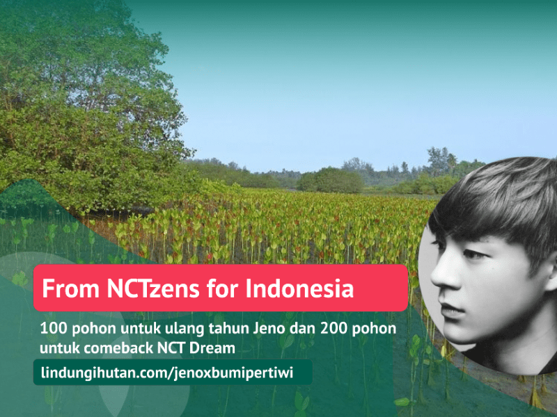 poster kampanye alam From NCTzens for Indonesia.