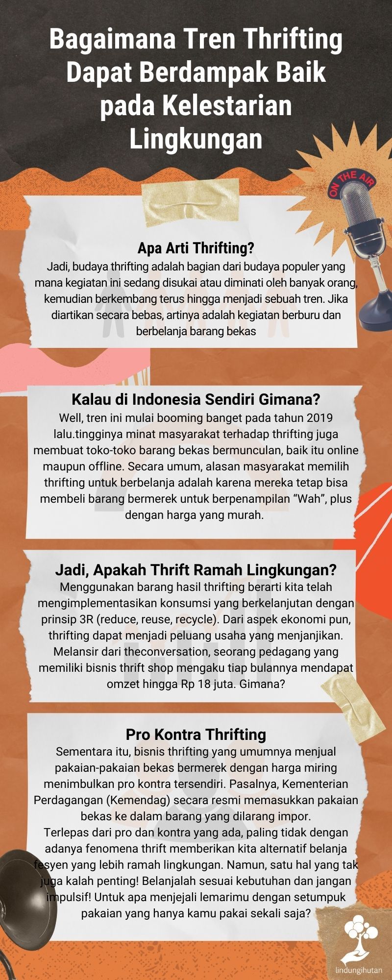 Infografis tentang thrift.