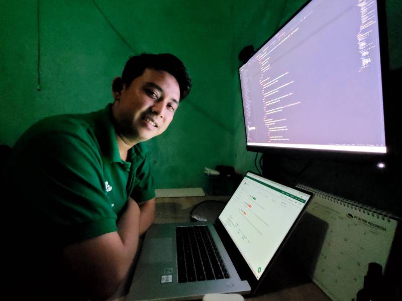 potret damar sedang bekerja