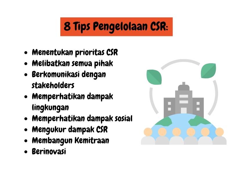 tips pengelolaan csr