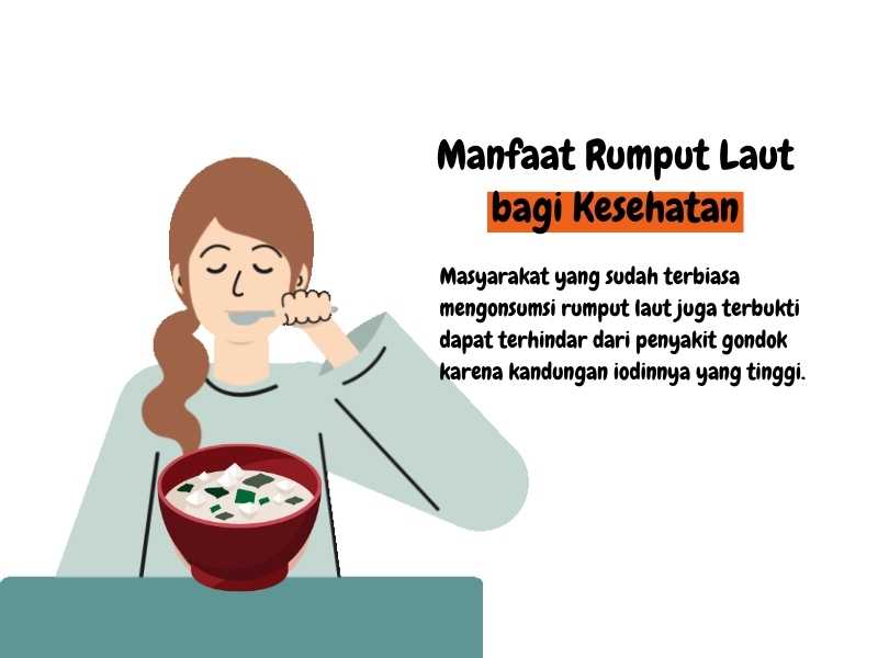 Manfaat rumput laut.