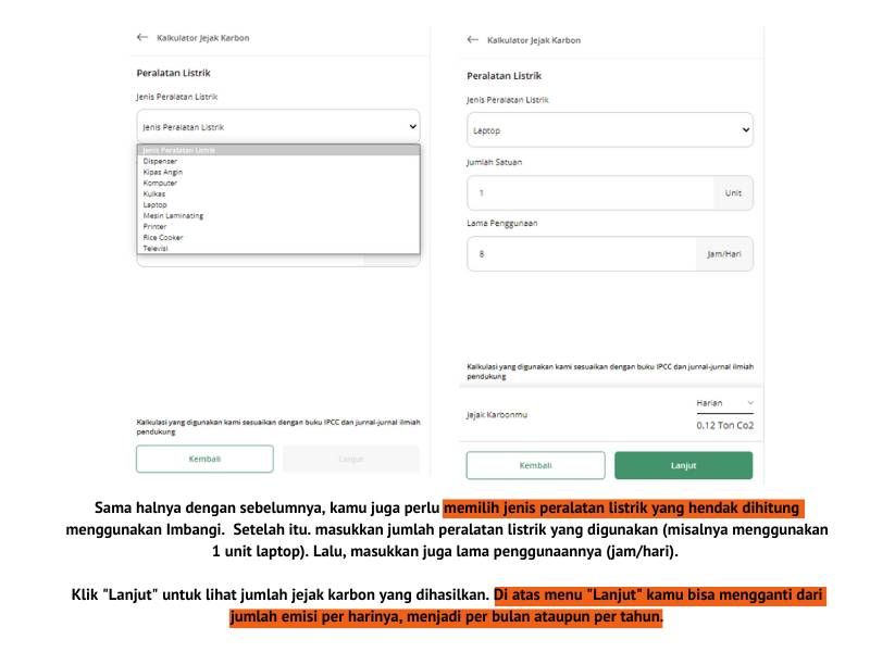 Emisi karbon peralatan listrik