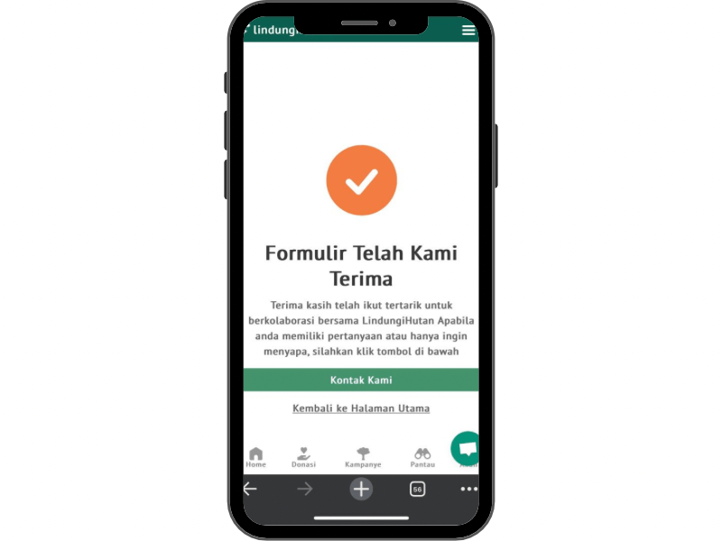 Notifikasi formulir telah sukses diterima.