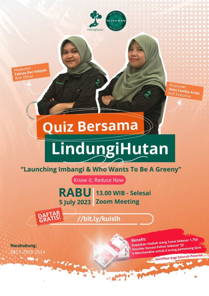 Poster launching carbon calculator Imbangi.