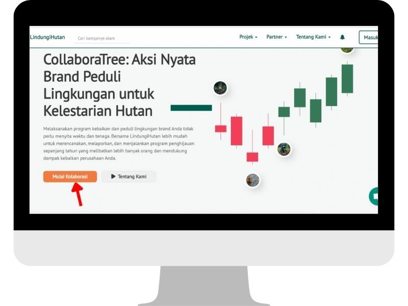 Klik button "Mulai Kolaborasi" yang tersedia.