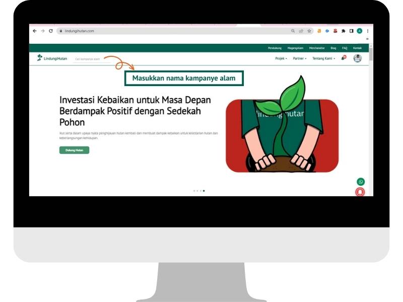 Tutorial Mengunduh Laporan Pertanggungjawaban LindungiHutan-D4