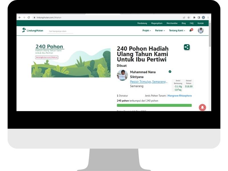 Tutorial Unduh LPJ LindungiHutan-D5