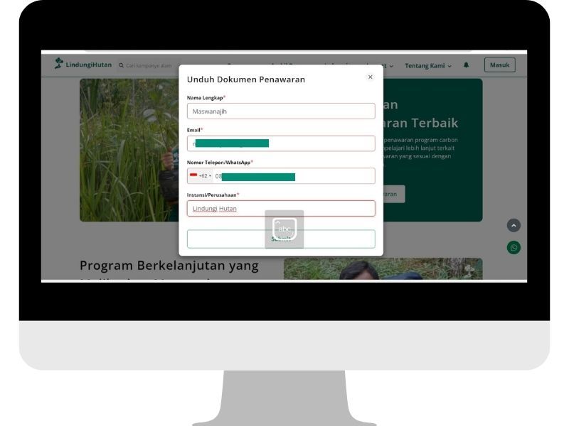 unduh dokumen penawaran carbon offset