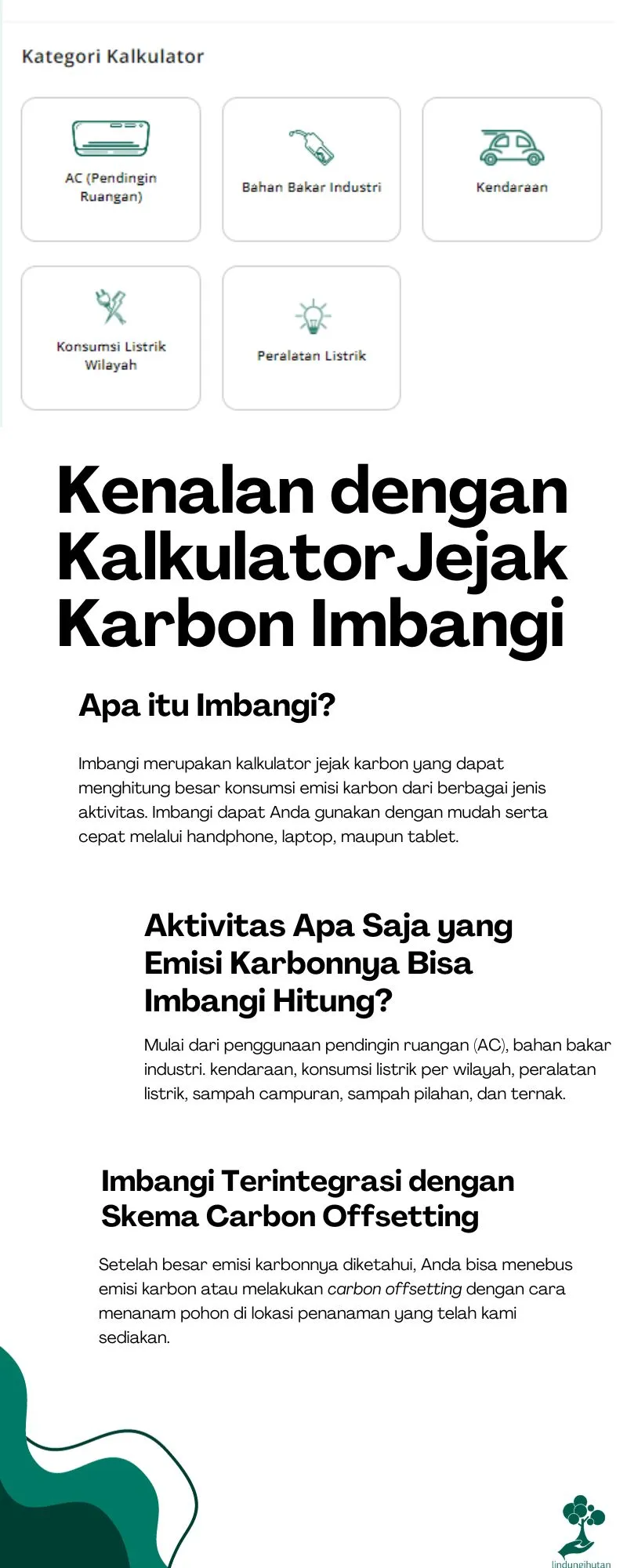 Kalkulator jejak karbon Imbangi