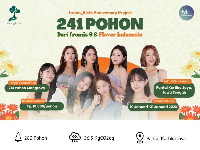 241 Pohon dari Fromis_9 dan Flover Indonesia