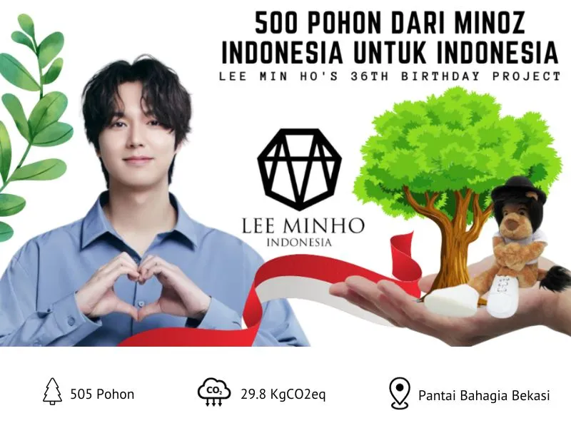 500 Pohon dari Minoz Indonesia untuk Indonesia