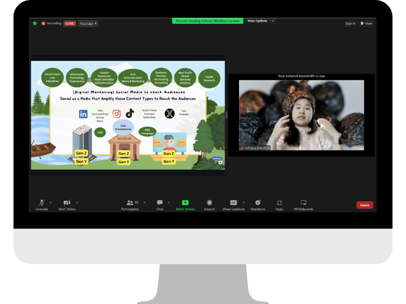 pemateri empat sesi webinar green skilling