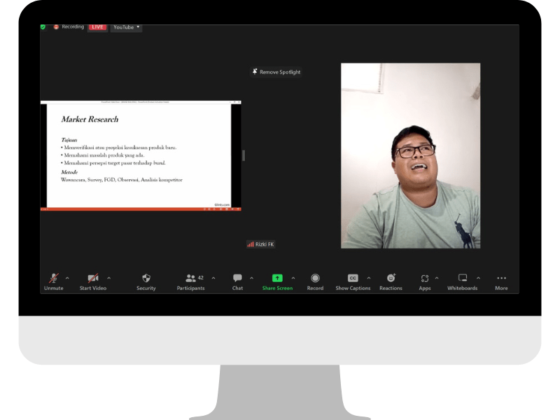 pemateri dua sesi webinar green skilling