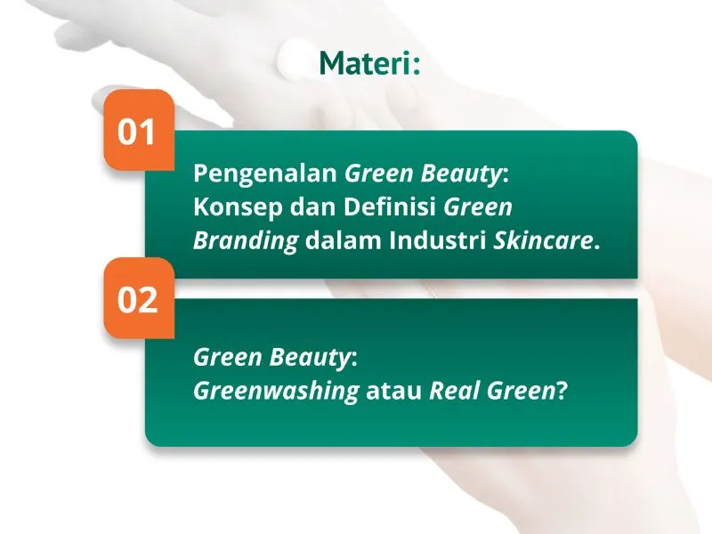 Webinar online green beauty LindungiHutan