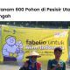 Fabelio tanam 600 pohon di pesisir pantai utara Jawa Tengah.