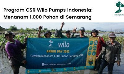 Program CSR Wilo Pumps Indonesia dengan menanam pohon di Semarang.