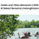 Ekosistem Hotels and Villas Menanam 2.500+ Mangrove di Bekasi Bersama LindungiHutan