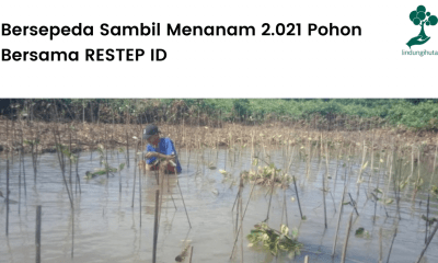 Bersepeda sambil menanam 2.021 pohon bersama Restep