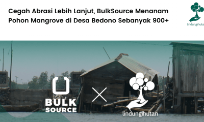 BulkSource bersama LindungiHutan tanam ratusan mangrove di Demak.