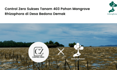 Control Zero dan LindungiHutan menjalin kerjasama untuk penghijauan di Demak, Jawa Tengah.