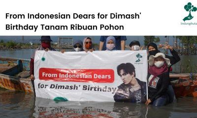 Artikel penanaman pohon untuk ulang tahun Dimash ke-28.