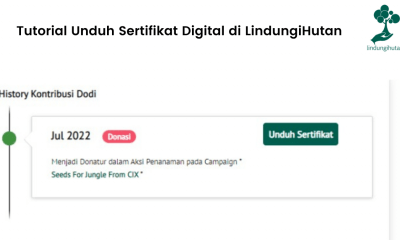 Tutorial Unduh Sertifikat Digital di LindungiHutan.