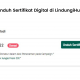 Tutorial Unduh Sertifikat Digital di LindungiHutan.