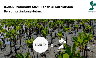 BLZR.ID Menanam 500+ Pohon di Kalimantan Bersama LindungiHutan..