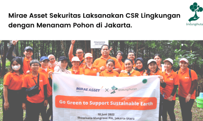 Mirae Asset Sekuritas Laksanakan CSR Lingkungan dengan Menanam Pohon di Jakarta..