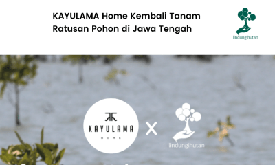 Kayulama Home Hijaukan Pantai Kartika Jaya Kendal.