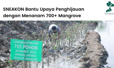 SNEAKON berkolaborasi dengan LindungiHutan untuk jalankan program penghijauan.