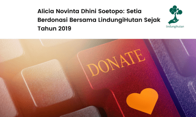 Berdonasi pohon bersama LindungiHutan.