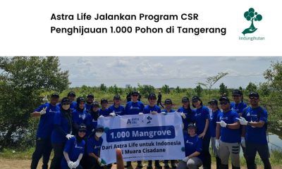Astra Life bersama LindungiHutan hijaukan Muara Cisadane, Tangerang.