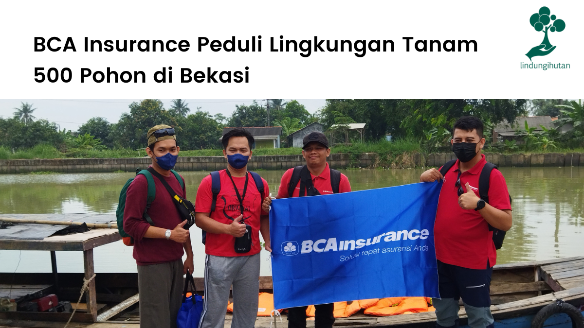 BCA Insurance menanam ratusan pohon di Bekasi bersama LindungiHutan.