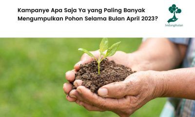 Report 5 Kampanye Alam dengan Jumlah Pohon Terbanyak selama Bulan Maret 2023.