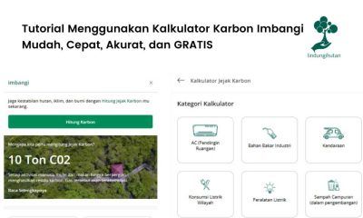 Tutorial kalkulator jejak karbon Imbangi.
