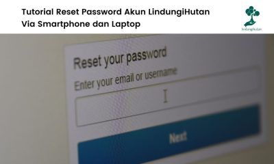 tutorial reset password akun lindungihutan.