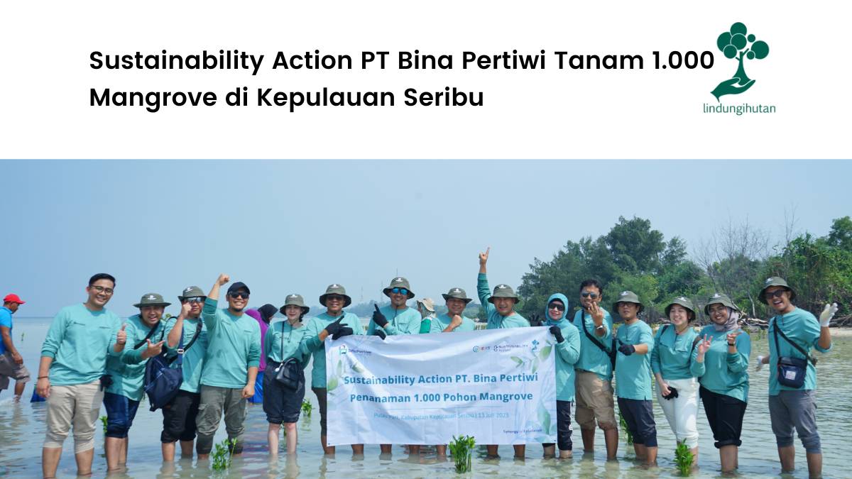 PT Bina Pertiwi Tanam 1.000 Mangrove di Kepulauan Seribu