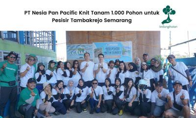 Kegiatan penghijauan PT Nesia Pan Pacific Knit