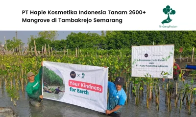 Aksi penghijauan PT Haple Kosmetika Indonesia