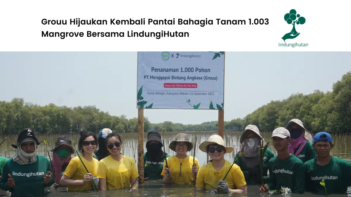 Program penghijauan Grouu di bekasi