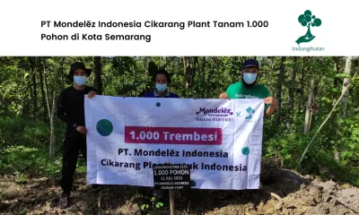 program penghijauan PT Mondelēz Indonesia