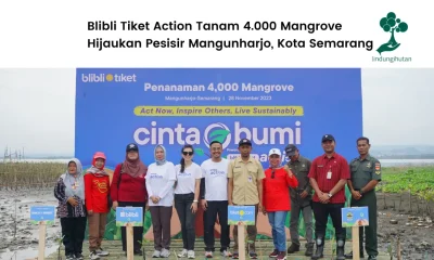 Aksi penghijauan blibli tiket action di demak