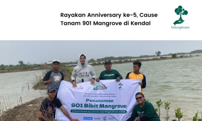Aksi penghijauan Cause Indonesia