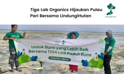 Tiga Lab Organics tanam pohon mangrove