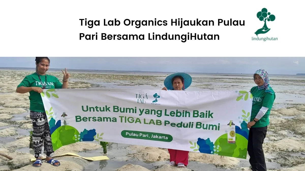 Tiga Lab Organics tanam pohon mangrove