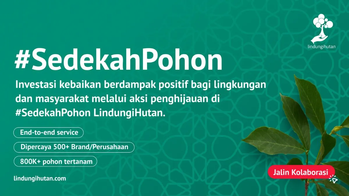 Program Sedekah Pohon LindungiHutan