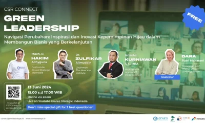 Enviro Strategic Indonesia Gelar Webinar Green Leadership Bangun Bisnis Berkelanjutan di Indonesia