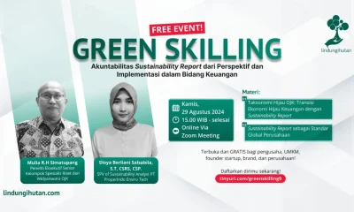 Webinar online laporan keberlanjutan