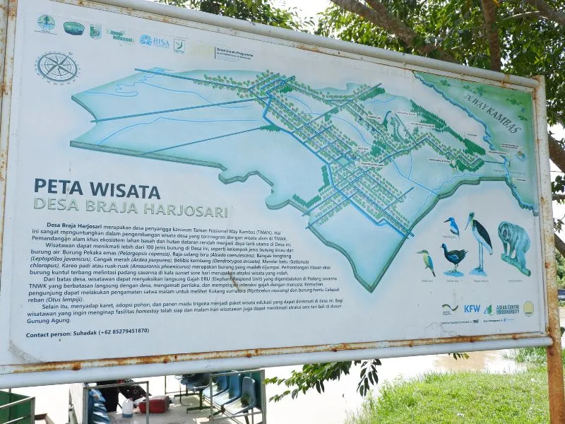 Desa Wisata Braja Harjosari Taman Nasional Way Kambas